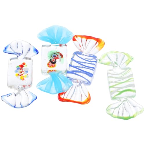 Vaguelly 4Stücke Farbige Süßigkeiten Ornamente Kreative Tischdekoration für Feste Schlafzimmer und Zufällige Designs Langlebig und von Vaguelly