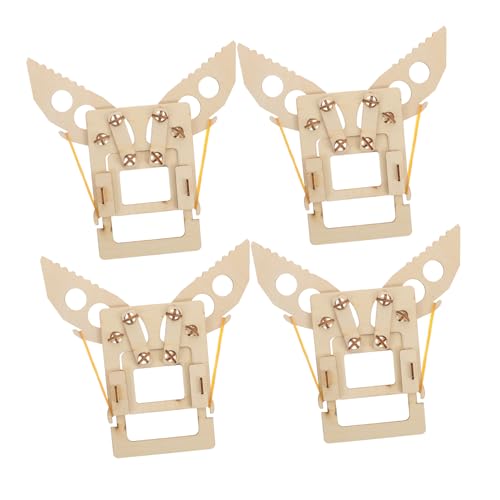 Vaguelly 4stücke Holzbausatz Zum Selberbauen Für Junge Mädchen Mechanisches Bastelspielzeug Montage-holzpuzzle Pädagogische Bastelsätze Bastel Und Montagespielzeug DIY-holzzangen Für von Vaguelly