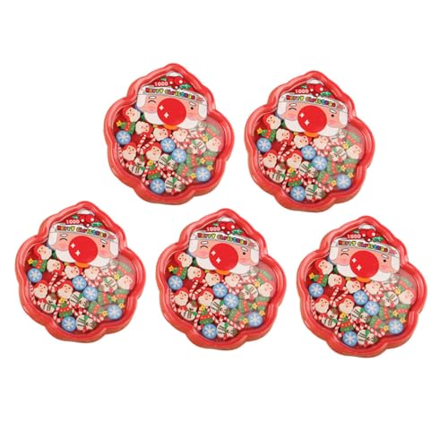 Vaguelly 5 Boxen Weihnachtsmann Radiergummis Lustige Cartoon Radierer für Weihnachten Radierer für Partys und für Schüler Vaguelly 5 Boxen Weihnachtsmann Radiergummis Lustige Cartoon Radierer für Weihnachten Radierer für Partys und für Schüler von Vaguelly