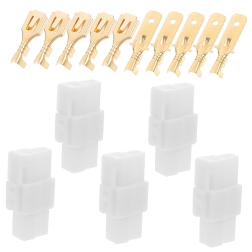 Vaguelly 5 Sätze Kfz Elektrostecker Elektrische Steckverbinder Drahtverbinder Isolierte Klemmen Verdrahtungsverbinder Kit Steckverbinder Für Die Verdrahtung Steckbare Kabelverbinder von Vaguelly