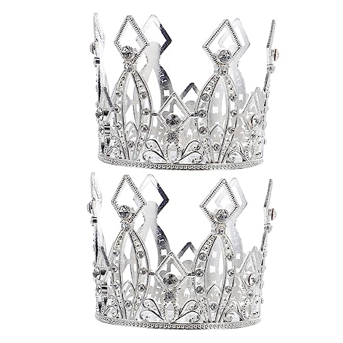 Vaguelly 5 Sätze Kuchen Krone Hochzeitsdeko Hochzeit Deko Party Deko Kuchendekorationsdübel Dekorationen Essbar Kuchendekor Krone Silberne Krone Für Zinklegierung Silver 2 Stück * 5 Vaguelly 5 Sätze Kuchen Krone Hochzeitsdeko Hochzeit Deko Party Deko Kuchendekorationsdübel Dekorationen Essbar Kuchendekor Krone Silberne Krone Für Zinklegierung Silver 2 Stück * 5 von Vaguelly