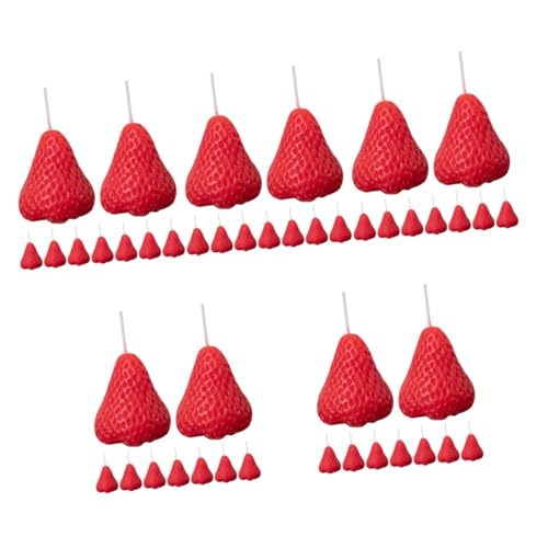 Vaguelly 5 Sätze Teiliges Set Erdbeerförmige Duftkerzen Für Hochzeiten Geburtstagsfeiern Und Festliche Anlässe Langanhaltend Und Dekorativ Für Gemütliche 9 Stücke * 5 Vaguelly 5 Sätze Teiliges Set Erdbeerförmige Duftkerzen Für Hochzeiten Geburtstagsfeiern Und Festliche Anlässe Langanhaltend Und Dekorativ Für Gemütliche 9 Stücke * 5 von Vaguelly