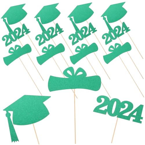 Vaguelly 5 Satz Abschlussfeier Dekorationen Abschlussfeier liefert College-Abschlussdekorationen Abitur Graduierung Vase Graduierungspfläge Partyzubehör Papier Green Vaguelly 5 Satz Abschlussfeier Dekorationen Abschlussfeier liefert College-Abschlussdekorationen Abitur Graduierung Vase Graduierungspfläge Partyzubehör Papier Green von Vaguelly
