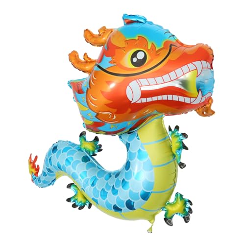 Vaguelly 5 Stück Aluminiumfolie Drachenballons Chinesisches Neujahr Partydeko Langlebig Platzresistent Vielseitig für Innen und Außenbereich Festliche Geburtstags und Hochzeitsdekoration von Vaguelly
