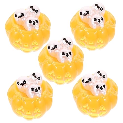 Vaguelly 5 Stück Kürbis -Skelett -Ornamente Mini-Halloween-Dekorationen Halloween-Geburtstagsdekorationen Schädelknochenmodell Halloween - Halloween-Party- Harz Vaguelly 5 Stück Kürbis -Skelett -Ornamente Mini-Halloween-Dekorationen Halloween-Geburtstagsdekorationen Schädelknochenmodell Halloween - Halloween-Party- Harz von Vaguelly