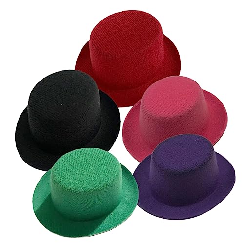 Vaguelly 5 Stück Mini-Zylinder Mini- Miniaturhüte Puppenzubehör Hut Kleine Puppenhüte Mini-hüte Mini- Puppenhüte Basteln Kleine Hüte Für Party Kleiner Puppenhut Stoff Vaguelly 5 Stück Mini-Zylinder Mini- Miniaturhüte Puppenzubehör Hut Kleine Puppenhüte Mini-hüte Mini- Puppenhüte Basteln Kleine Hüte Für Party Kleiner Puppenhut Stoff von Vaguelly