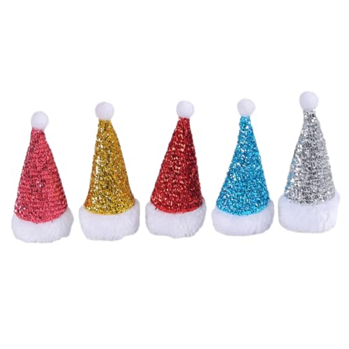 Vaguelly 5 Stück Teiliges Weihnachtsmützen Besteckhalter aus als Tischdekoration und Flaschenhüllen Wiederverwendbar für Weihnachtsfeier Partygeschenke Vaguelly 5 Stück Teiliges Weihnachtsmützen Besteckhalter aus als Tischdekoration und Flaschenhüllen Wiederverwendbar für Weihnachtsfeier Partygeschenke von Vaguelly