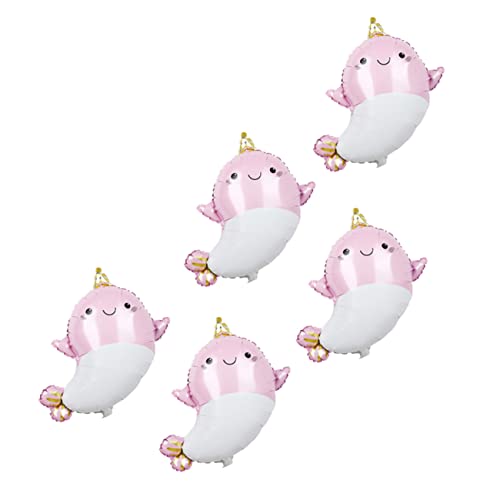 Vaguelly 5 Stück Wal-Aluminiumfolienballon Ballonquastenschwänze Ballongrößer tierluftballone tier luftballons Cartoon-Ballon Geburtstagsdeko Partyballon tierischer Ballon Rosa Vaguelly 5 Stück Wal-Aluminiumfolienballon Ballonquastenschwänze Ballongrößer tierluftballone tier luftballons Cartoon-Ballon Geburtstagsdeko Partyballon tierischer Ballon Rosa von Vaguelly