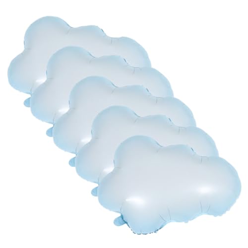 Vaguelly 5 Stück Wolkenballon Partyballon Luftballons für Themenpartys Geburtstagsdekorationen Neon artifical cloud cloude dekorativer Luftballon aufblasbare Ballons Aluminiumfolie Sky-blue Vaguelly 5 Stück Wolkenballon Partyballon Luftballons für Themenpartys Geburtstagsdekorationen Neon artifical cloud cloude dekorativer Luftballon aufblasbare Ballons Aluminiumfolie Sky-blue von Vaguelly