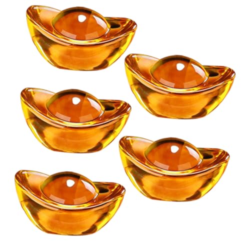 Vaguelly 5 Stücke Glasur Ornamente Mini Citrin Handwerk Szene Decor Elegante Desktop Decor Für Home Office Vaguelly 5 Stücke Glasur Ornamente Mini Citrin Handwerk Szene Decor Elegante Desktop Decor Für Home Office von Vaguelly