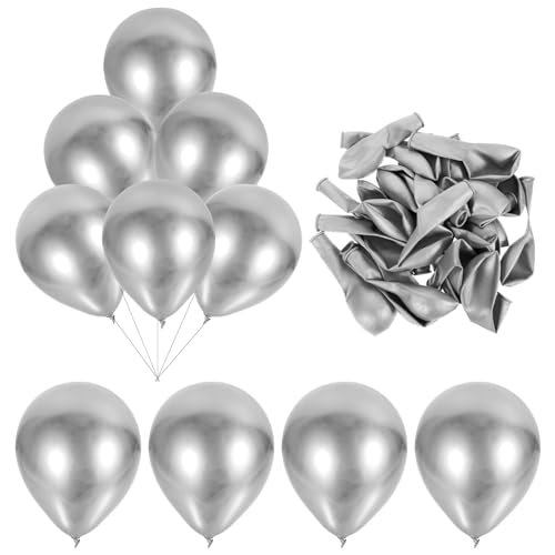 Vaguelly 50 Stück 10-Zoll-Luftballons Große Luftballons Hochzeitsballons Latexballons Für Partyaktivitäten Dekorativ von Vaguelly