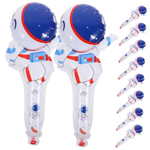Vaguelly 50 Stück Astronauten Themen Handheld Aufblasbare Aluminiumfolie Ballons für Geburtstagsparty Dekorationen Partybedarf und Zubehör Vaguelly 50 Stück Astronauten Themen Handheld Aufblasbare Aluminiumfolie Ballons für Geburtstagsparty Dekorationen Partybedarf und Zubehör von Vaguelly