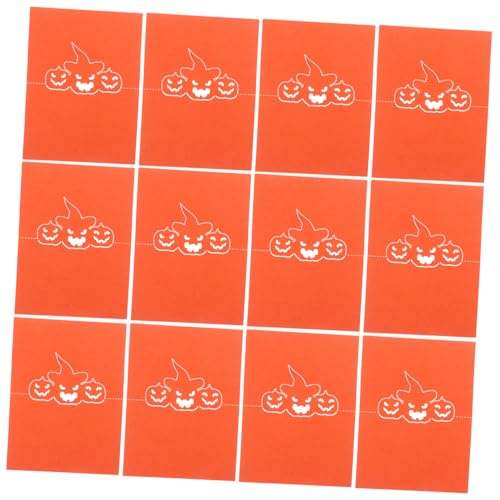 Vaguelly 50 Stück Halloween Tischkarten mit Pumpkin Kompakt und Papierkarten für Sitzordnung für Herbstpartys Erntedankfest Thanksgiving Vielseitige Namensschilder Vaguelly 50 Stück Halloween Tischkarten mit Pumpkin Kompakt und Papierkarten für Sitzordnung für Herbstpartys Erntedankfest Thanksgiving Vielseitige Namensschilder von Vaguelly