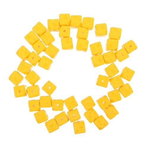 Vaguelly 50 Stück Mini Käse Charms Gelb Baked Lacquer Würfel Perlen Gerade DIY Schmuck Basteln Handy Schlüsselanhänger Zubehör Vaguelly 50 Stück Mini Käse Charms Gelb Baked Lacquer Würfel Perlen Gerade DIY Schmuck Basteln Handy Schlüsselanhänger Zubehör von Vaguelly