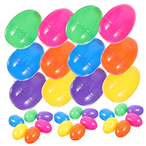 Vaguelly 50 Stück Osterspielzeug Plastikeier Basteln Ostern Befüllbare Eier -süßigkeitenboxen Spielzeug Für Jungen Und Mädchen Osterparty- von Vaguelly
