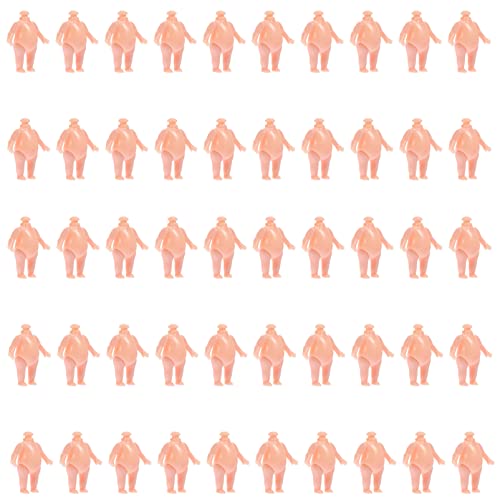 Vaguelly 50 Stück Puppenkörper Badezubehör Für Kleine Puppen Basteln Miniatur-babypuppen Mini- Mini-babypuppe Miniatur-puppenfigur Bastelzubehör Selber Machen Plastik von Vaguelly