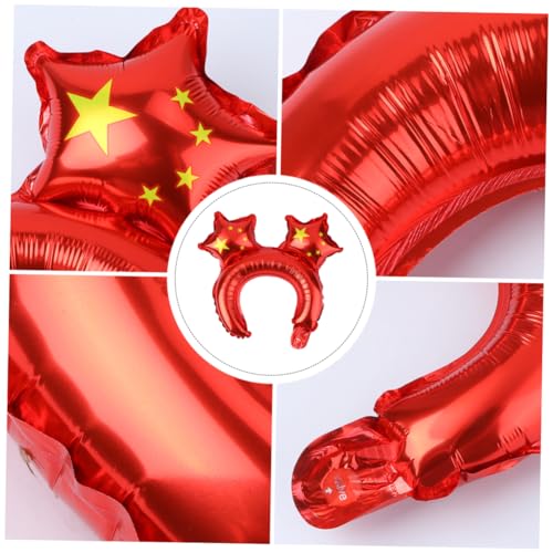 Vaguelly 50 Stück Teiliges Aluminiumfolie Headband mit Luftballons Handlich und Modisch als Haarreifen oder Foto Requisiten Vielseitige Partydekoration für Geburtstage und Festlichkeiten Vaguelly 50 Stück Teiliges Aluminiumfolie Headband mit Luftballons Handlich und Modisch als Haarreifen oder Foto Requisiten Vielseitige Partydekoration für Geburtstage und Festlichkeiten von Vaguelly