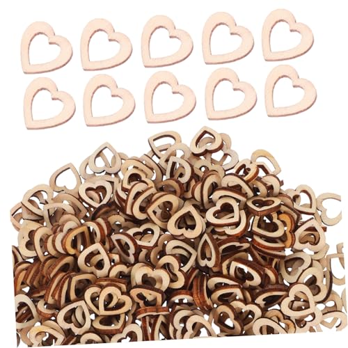 Vaguelly 500 Stück Hohlraum Herz Holz Ausschnitte für Diy Bastelprojekte Romantische Hochzeitskonfetti Tischdekoration und Natürliche Holzakzente Vaguelly 500 Stück Hohlraum Herz Holz Ausschnitte für Diy Bastelprojekte Romantische Hochzeitskonfetti Tischdekoration und Natürliche Holzakzente von Vaguelly