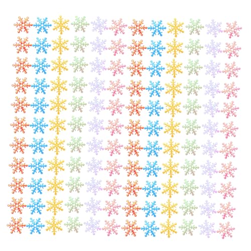 Vaguelly 5000 Stück Schneeflocken Konfetti Deko Mix Glitzernde Bastel-schneeflocken für Weihnachts Winterparty Tischdekoration und DIY Bastelset für Hochzeiten und Festlichkeiten von Vaguelly