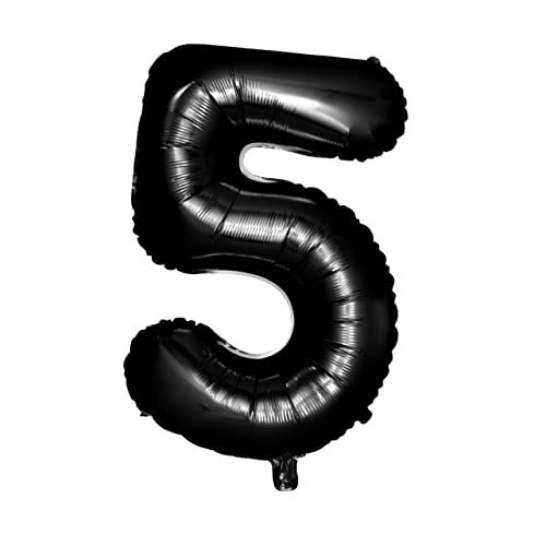 Vaguelly 50Nummer Schwarze Folienballons Jumbo Luftballons Für Geburtstagsfeiern Und Jubiläumsdekoration Pro Packung Für Besondere Anlässe Vaguelly 50Nummer Schwarze Folienballons Jumbo Luftballons Für Geburtstagsfeiern Und Jubiläumsdekoration Pro Packung Für Besondere Anlässe von Vaguelly