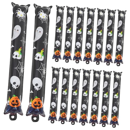 Vaguelly 50Stücke Halloween Ballonstab Aufblasbare Spielzeuge Aus Aluminiumfolie Für Gruselige Partys Leicht Aufzuhängen Sicher Und Langlebig Für Halloween Feiern von Vaguelly