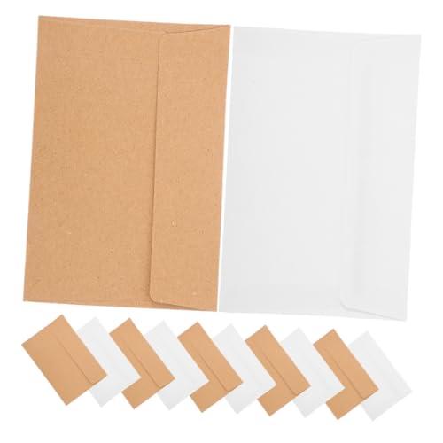 Vaguelly 50Stücke Umschläge Selbstklebend für Hochzeitseinladungen Dankeskarten Fotokarten und Kraftpapier für DIY Druck und Verschiedene Anlässe Vaguelly 50Stücke Umschläge Selbstklebend für Hochzeitseinladungen Dankeskarten Fotokarten und Kraftpapier für DIY Druck und Verschiedene Anlässe von Vaguelly