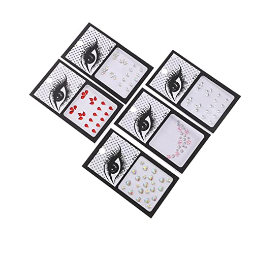 Vaguelly 5Blätter Flachrückige Strasssteine Für DIY Augenjuwelen Und Gesichts Make Up Selbstklebende Glitzersteine Verschiedenen Farben Ab Vaguelly 5Blätter Flachrückige Strasssteine Für DIY Augenjuwelen Und Gesichts Make Up Selbstklebende Glitzersteine Verschiedenen Farben Ab von Vaguelly