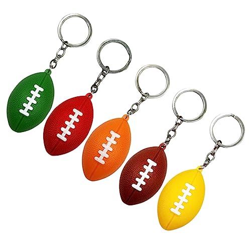 Vaguelly 5 Stücke Rugby-fans Keychain Sport Schlüsselanhänger Set Fußball Schlüsselring Party Favor Für Sport Vaguelly 5 Stücke Rugby-fans Keychain Sport Schlüsselanhänger Set Fußball Schlüsselring Party Favor Für Sport von Vaguelly