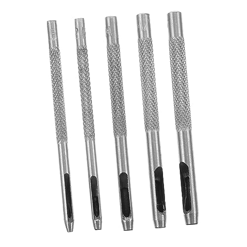 Vaguelly 5Stücke Teiliges Lederlocher Set Professionelle Lochschneider für Bastelprojekte Cnc Gefräster Scharfe Klingen Tragbar und Leicht für DIY Lederarbeiten Vaguelly 5Stücke Teiliges Lederlocher Set Professionelle Lochschneider für Bastelprojekte Cnc Gefräster Scharfe Klingen Tragbar und Leicht für DIY Lederarbeiten von Vaguelly