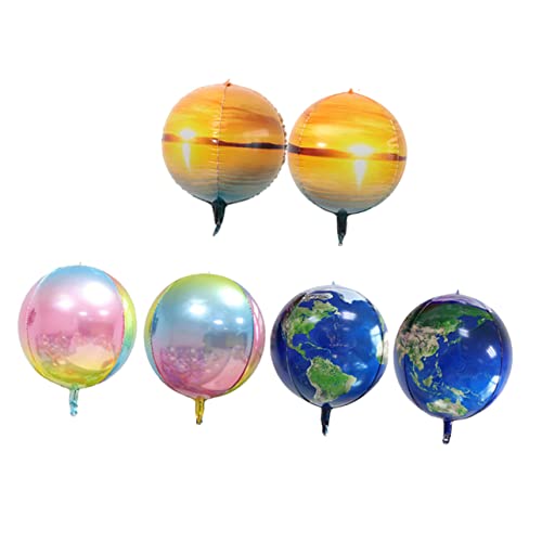Vaguelly 6er-pack Geburtstagsballons 22 Zoll Dekorative Ballons Aus Aluminiumfolie Geruchsneutral Sicher Für Dekorationen Vaguelly 6er-pack Geburtstagsballons 22 Zoll Dekorative Ballons Aus Aluminiumfolie Geruchsneutral Sicher Für Dekorationen von Vaguelly