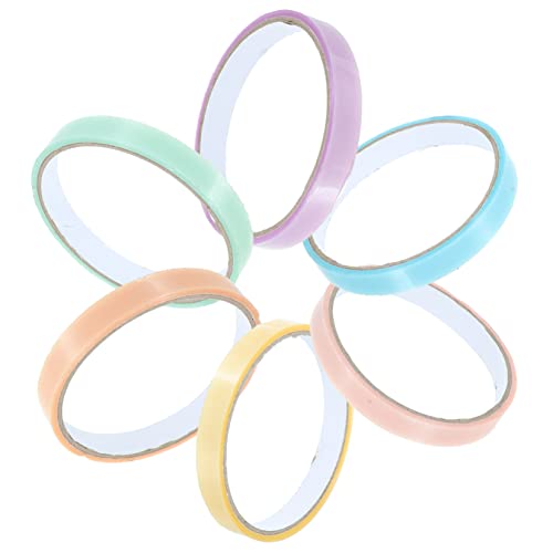 Vaguelly 6 Stück Klebende Ball Tapes Set Dekompression Klebebänder für Diy und Lustiges für Zuhause Büro und Reisen zur Stressbewältigung Vaguelly 6 Stück Klebende Ball Tapes Set Dekompression Klebebänder für Diy und Lustiges für Zuhause Büro und Reisen zur Stressbewältigung von Vaguelly