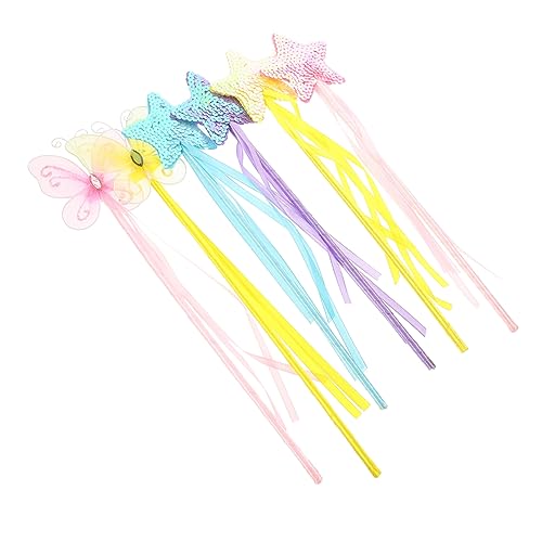 Vaguelly 6 Stück Teiliges Feenstab für Bunte Zauberstäbe Gelb und Blau für Kostümpartys Bühnenaufführungen Halloween und Fotografie Vaguelly 6 Stück Teiliges Feenstab für Bunte Zauberstäbe Gelb und Blau für Kostümpartys Bühnenaufführungen Halloween und Fotografie von Vaguelly