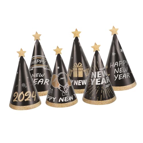 Vaguelly 6 Stück Teiliges Happy Year Partyhüte aus Papier Einstellbare Kegelhüte für Erwachsene und Jugendliche Leichte Foto Requisiten Vielseitige Neujahrs Dekoration und Partyzubehör Vaguelly 6 Stück Teiliges Happy Year Partyhüte aus Papier Einstellbare Kegelhüte für Erwachsene und Jugendliche Leichte Foto Requisiten Vielseitige Neujahrs Dekoration und Partyzubehör von Vaguelly