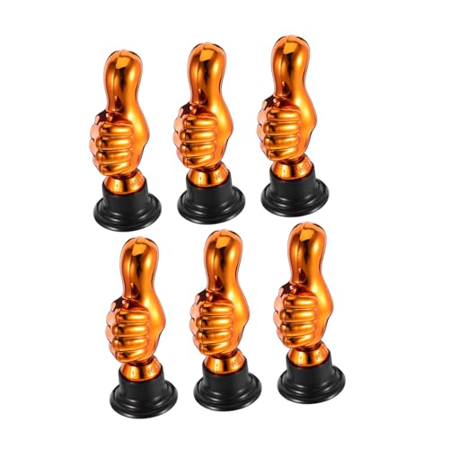 Vaguelly 6 Stück Teiliges Motivationspreise Trophäen aus Kunststoff Mini Pokale für Partys Sportveranstaltungen und Belohnungen für Erwachsene von Vaguelly