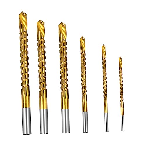 Vaguelly 6 Stück Teiliges Sägebohrer Set Hochgeschwindigkeitsstahl Vielseitig für Metall Kompatibel mit Handbohrmaschinen und Fräsmaschinen von Vaguelly