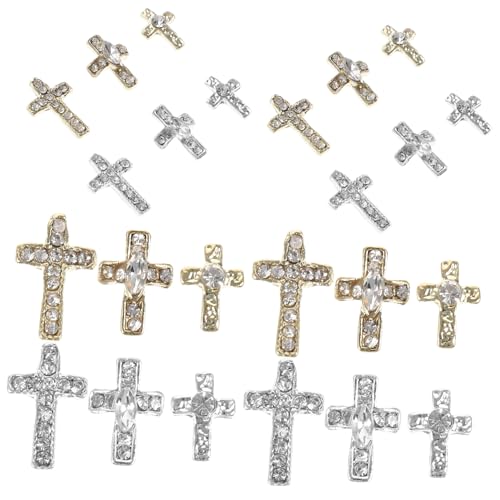 Vaguelly 60 Stück Teiliges Set Nagel Charms Kreuz Design Langlebige Nagel Schmuck Dekorationen für Maniküre Kompakte Einfache Anwendung Nagelkunst für Damen und Herren Vaguelly 60 Stück Teiliges Set Nagel Charms Kreuz Design Langlebige Nagel Schmuck Dekorationen für Maniküre Kompakte Einfache Anwendung Nagelkunst für Damen und Herren von Vaguelly