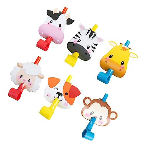 Vaguelly 6St tierischer blasen für kinderspielzeug Partyzubehör birthday present glühen Partygebläse für Blowouts Gebläse pfeifen Plastikpapier Vaguelly 6St tierischer blasen für kinderspielzeug Partyzubehör birthday present glühen Partygebläse für Blowouts Gebläse pfeifen Plastikpapier von Vaguelly