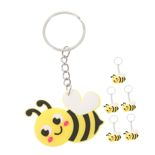 Vaguelly 6Stücke Niedliche Bienen Schlüsselanhänger Bienen Thema Cartoon Bienen Dekorationen Schlüsselanhänger Für Autos Und Taschen Kleine Und Anhänger Für Jede Vaguelly 6Stücke Niedliche Bienen Schlüsselanhänger Bienen Thema Cartoon Bienen Dekorationen Schlüsselanhänger Für Autos Und Taschen Kleine Und Anhänger Für Jede von Vaguelly