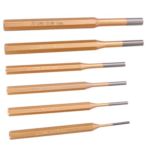 Vaguelly 6Stücke Teiliges Pin Punch Set für Automobilarbeiten Hochbelastbare Stempel für Präzises Stanzen und Einfache Vaguelly 6Stücke Teiliges Pin Punch Set für Automobilarbeiten Hochbelastbare Stempel für Präzises Stanzen und Einfache von Vaguelly