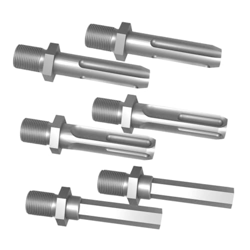 Vaguelly 6Stücke Teiliges Sockeladapter für Bohrer Verlängerungsstangen für Holzsplitter Kompatibel mit Verschiedenen Bohrmaschinen Benutzerfreundlich Robust und Vielseitig Vaguelly 6Stücke Teiliges Sockeladapter für Bohrer Verlängerungsstangen für Holzsplitter Kompatibel mit Verschiedenen Bohrmaschinen Benutzerfreundlich Robust und Vielseitig von Vaguelly