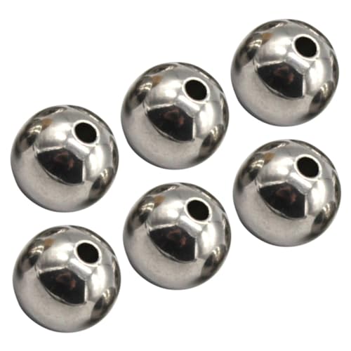Vaguelly 6st DIY-perlenverzierung Silberner Abstandshalter Halsketten-schichtverschluss Silberne Zwischenperlen Zange Newton Kabel Schmuck Nieten Gold Abstandsperlen Rostfreier Stahl Silver Vaguelly 6st DIY-perlenverzierung Silberner Abstandshalter Halsketten-schichtverschluss Silberne Zwischenperlen Zange Newton Kabel Schmuck Nieten Gold Abstandsperlen Rostfreier Stahl Silver von Vaguelly