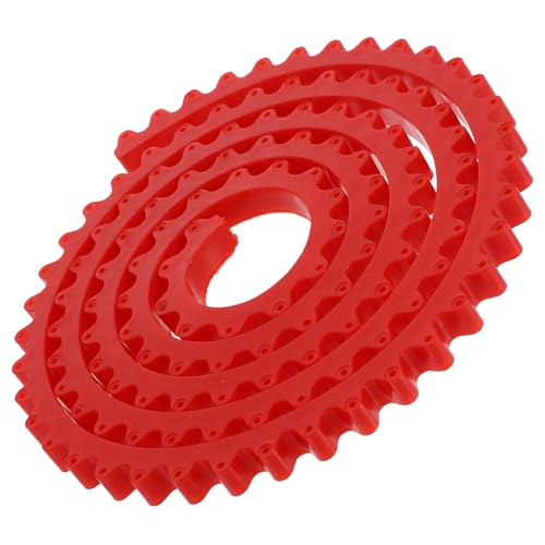 Vaguelly 78 Formfinder für die Holzbearbeitung Profillehre Hohlschablone flexible Kurvenvorlage Router-Vorlagen Template -Tool Oberfräsenführungen für die Holzbearbeitung Gummi rot von Vaguelly