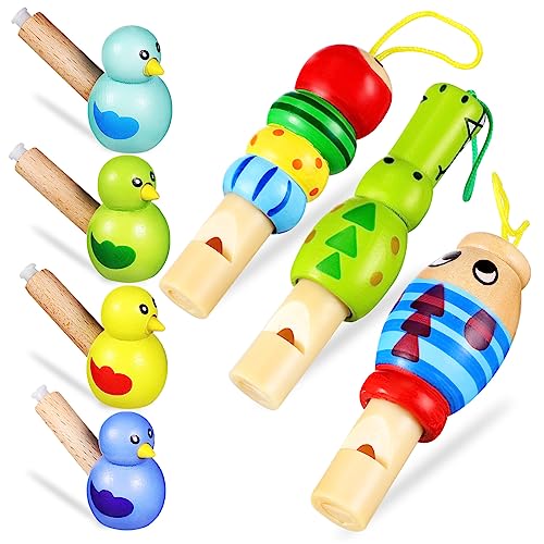 Vaguelly 7Stücke Teiliges Holz Tierpfeifen Cartoon Tier Pfeifen für Pädagogisches Musikspielzeug für Geburtstagsfeiern und Spielzeiten Vaguelly 7Stücke Teiliges Holz Tierpfeifen Cartoon Tier Pfeifen für Pädagogisches Musikspielzeug für Geburtstagsfeiern und Spielzeiten von Vaguelly