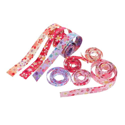 Vaguelly 8 Rollen Japanisches Kirschblütenband Kirschband Band Mit Blumendruck Japanischer Stoff Blumen Bedrucktes Band Baumwolle Vaguelly 8 Rollen Japanisches Kirschblütenband Kirschband Band Mit Blumendruck Japanischer Stoff Blumen Bedrucktes Band Baumwolle von Vaguelly