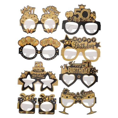Vaguelly 8 Stück Teiliges Brille Dekorative Pappbrille für Foto Requisiten für Erwachsene Kreative Brillen für Unvergessliche Party Vaguelly 8 Stück Teiliges Brille Dekorative Pappbrille für Foto Requisiten für Erwachsene Kreative Brillen für Unvergessliche Party von Vaguelly