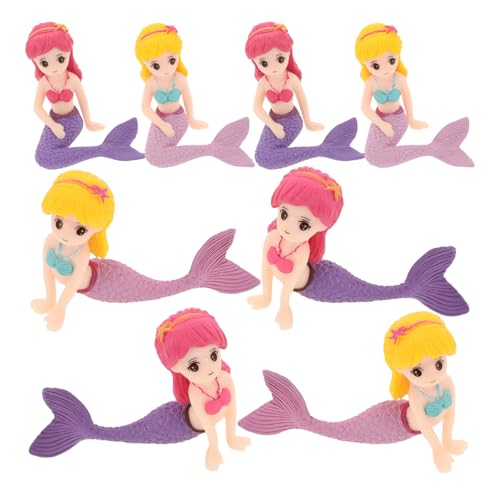 Vaguelly 8 Stück Teiliges Meerjungfrau Tortendekorationen Miniatur Figuren aus Resin für Kuchen und Aquarien für Kindergeburtstagsfeiern und Backprojekte Vaguelly 8 Stück Teiliges Meerjungfrau Tortendekorationen Miniatur Figuren aus Resin für Kuchen und Aquarien für Kindergeburtstagsfeiern und Backprojekte von Vaguelly
