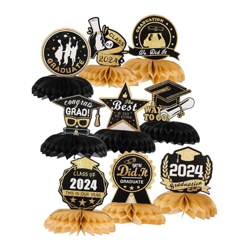Vaguelly 9 Stück Teiliges Graduierungs Honigwaben Tischdekoration Elegante Abschlussfeier Dekorationen Abschluss Ansprechende Mittelpunkte für Festliche Tische Stilvolle Honeycomb Ornamente Vaguelly 9 Stück Teiliges Graduierungs Honigwaben Tischdekoration Elegante Abschlussfeier Dekorationen Abschluss Ansprechende Mittelpunkte für Festliche Tische Stilvolle Honeycomb Ornamente von Vaguelly