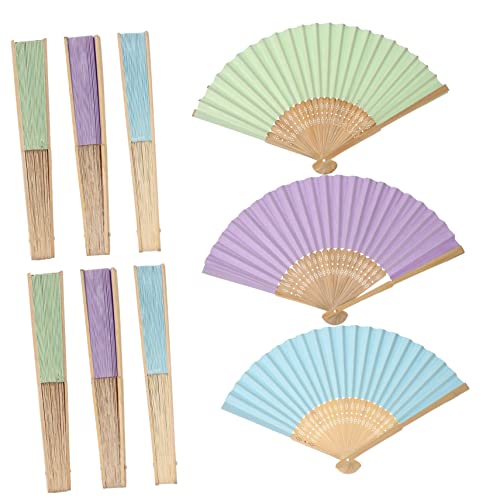 Vaguelly 9 Stück Teiliges Set Blanko Fächer zum Bemalen für Diy Papierfächer für Kreative Bastelideen für Hochzeiten Partys und Dekoration Vaguelly 9 Stück Teiliges Set Blanko Fächer zum Bemalen für Diy Papierfächer für Kreative Bastelideen für Hochzeiten Partys und Dekoration von Vaguelly