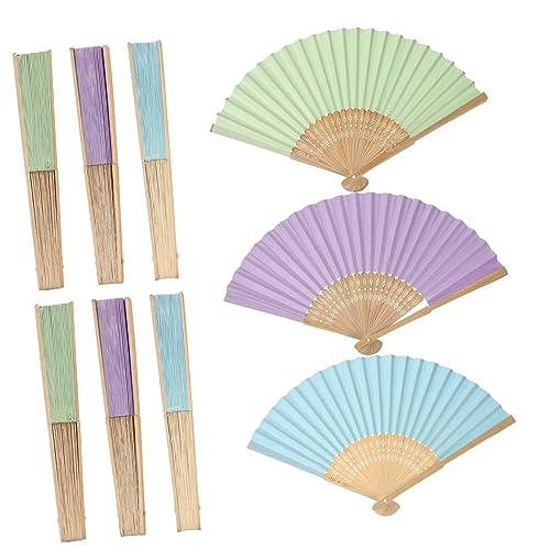Vaguelly 9 Stück Teiliges Set Blanko Faltfächer zum Malen für Diy Papierfächer Bastelbedarf für Kreative Projekte für Hochzeiten Feiern und Dekoration Vaguelly 9 Stück Teiliges Set Blanko Faltfächer zum Malen für Diy Papierfächer Bastelbedarf für Kreative Projekte für Hochzeiten Feiern und Dekoration von Vaguelly