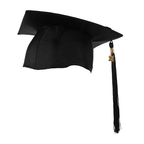 Vaguelly Abschluss Hut mit Fließender Quaste Dekorativer Doktorhut für Erwachsene Cosplay Kostümzubehör für Abschlussfeiern und Partys Vielseitiges Accessoire von Vaguelly